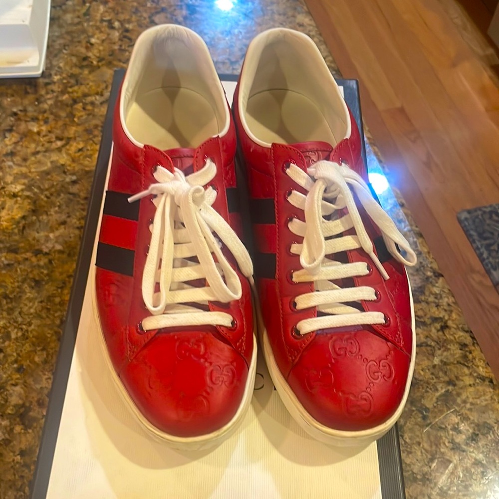 Double G Gucci printed Sneakers